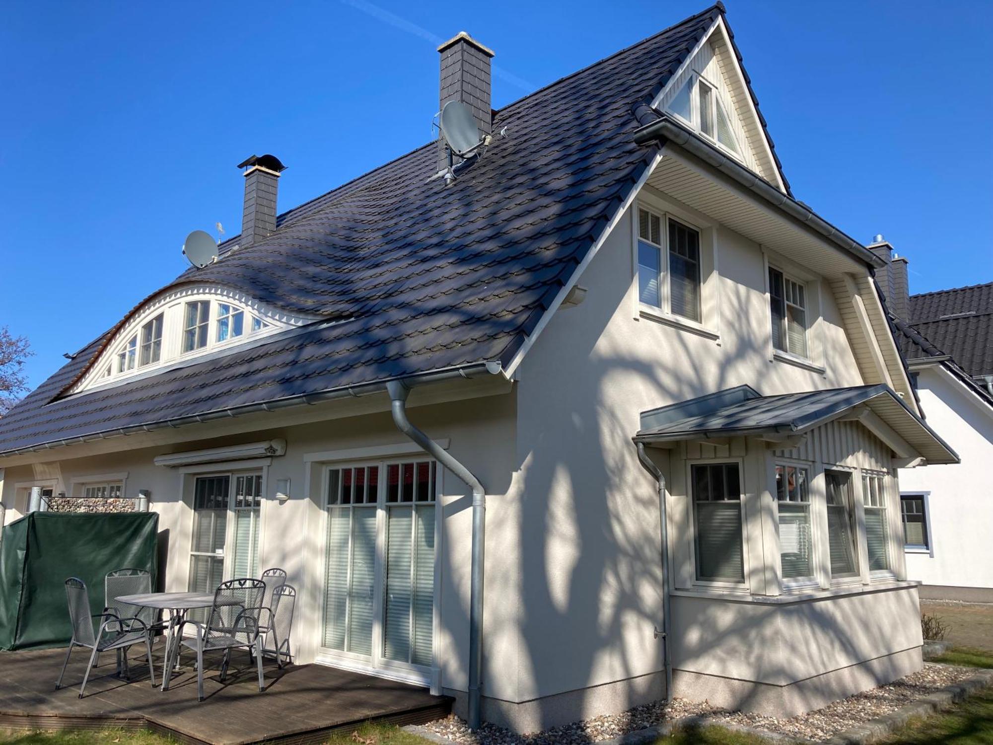 Villa Doppelhaushaelfte Birkenstrasse 5E Zingst Esterno foto
